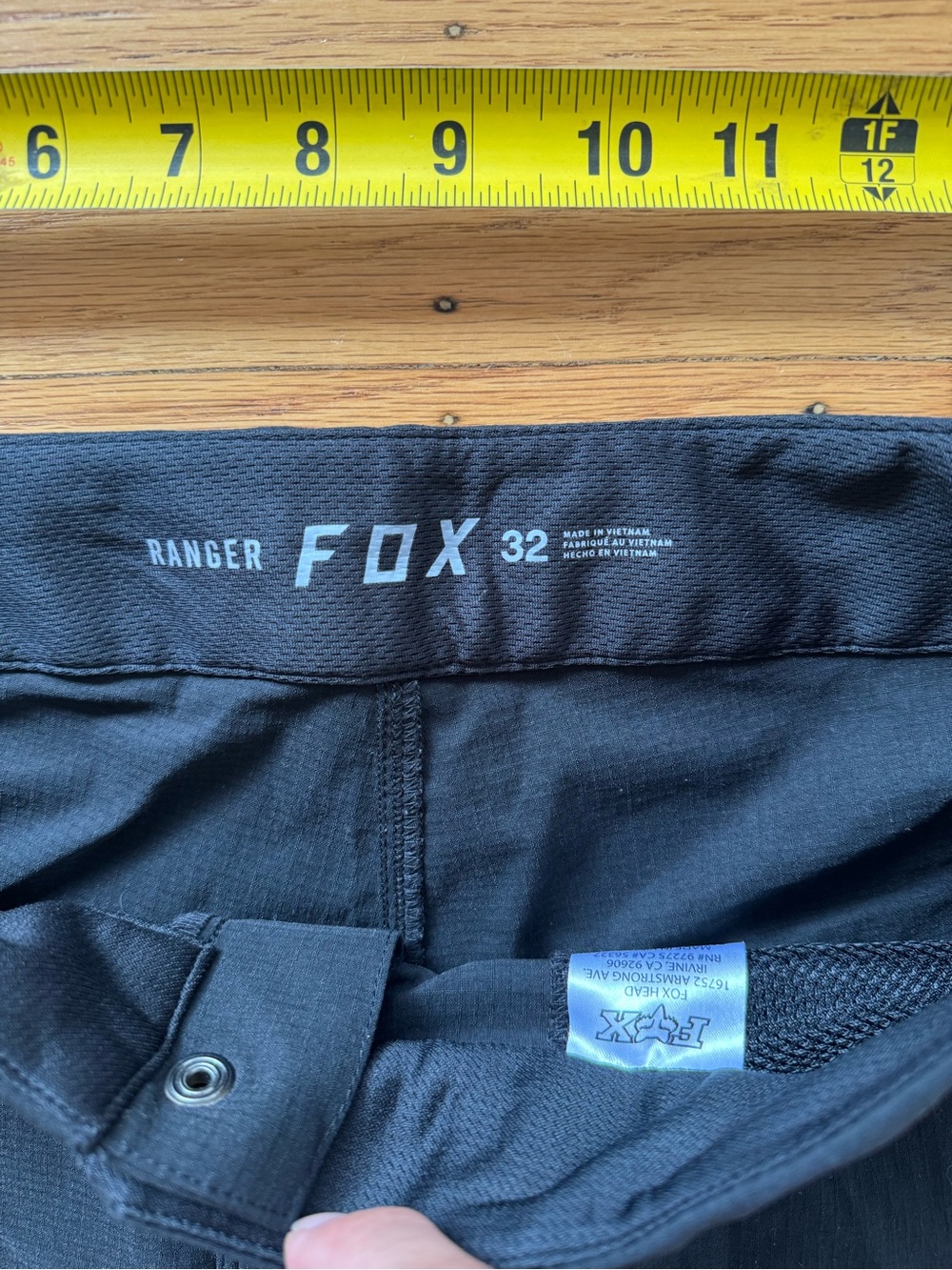 Fox Racing Ranger Shorts Black Men’s 32 - Picture 6 of 11